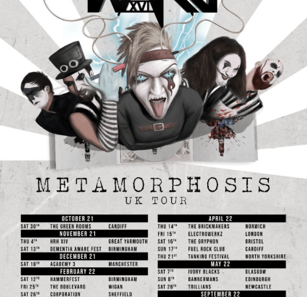 Ward XVI Metamorphosis UK Tour