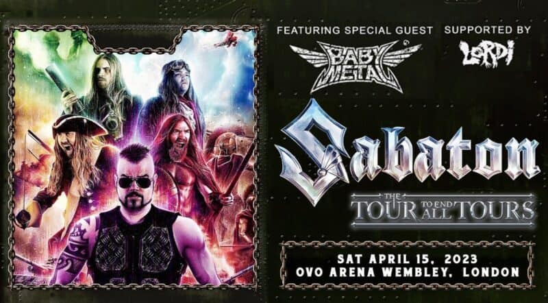 Sabaton Baby Metal Lordi Wembley Arena