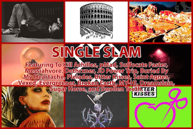 Single Slam: Thy Catafalque, Holy Reptile, Calligram, Handcuff, Enchantya,  Call Me Amour, To Kill Achilles, Resolve, Sense of Noise, Blindfolded and  Led to the Woods, Netherhall, As Everything Unfolds, The St Pierre