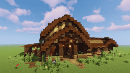 minecraft pe barn